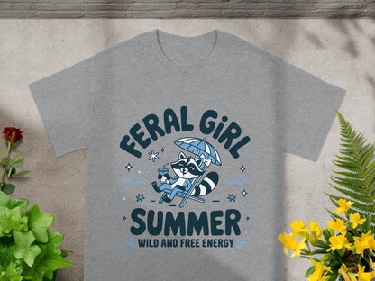 Feral Girl Summer Wild and Free Energy T-Shirt