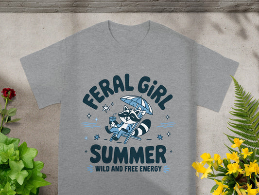 Feral Girl Summer Wild and Free Energy T-Shirt