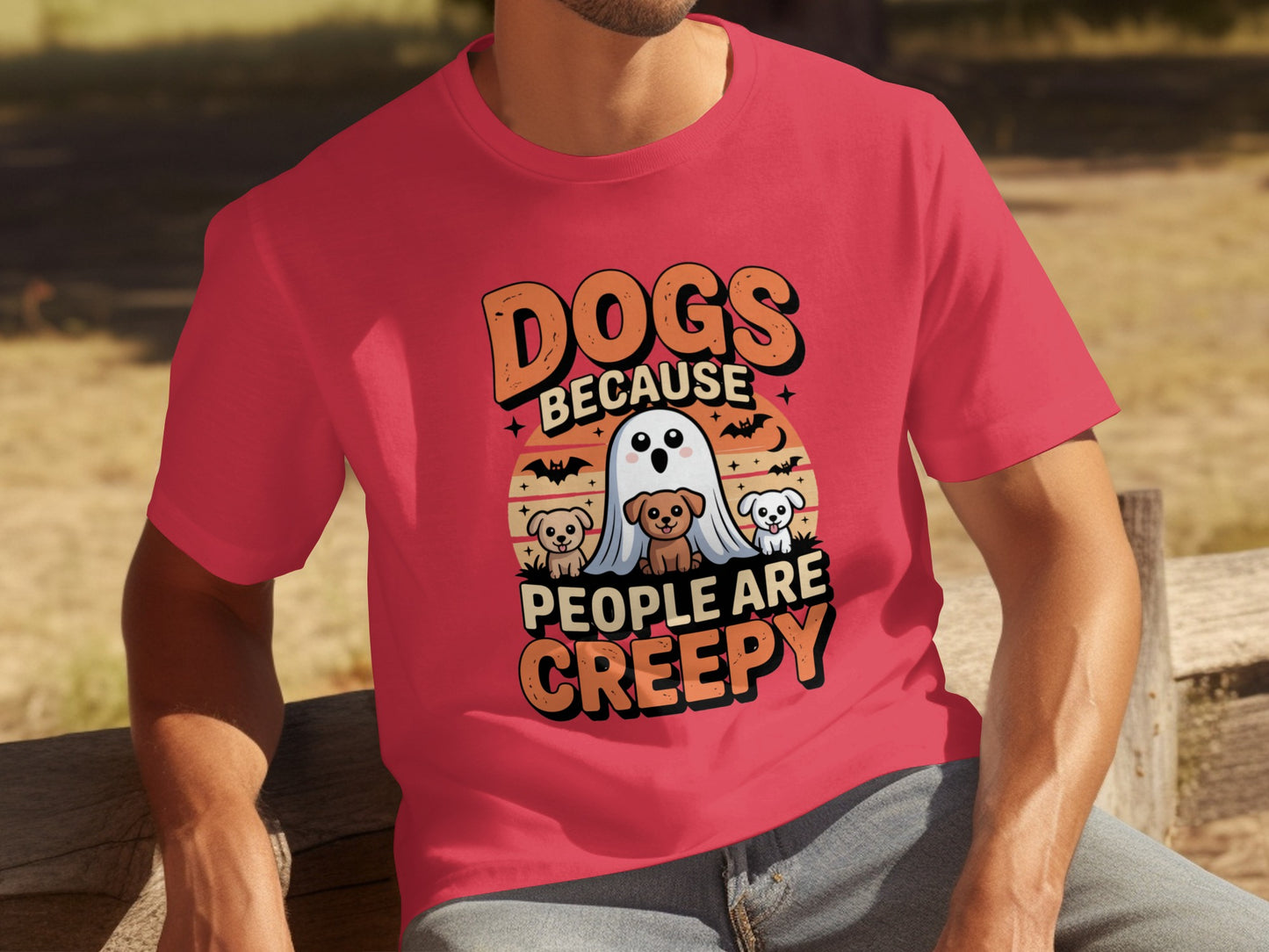 Dogs Because People Are Creepy Halloween Shirt