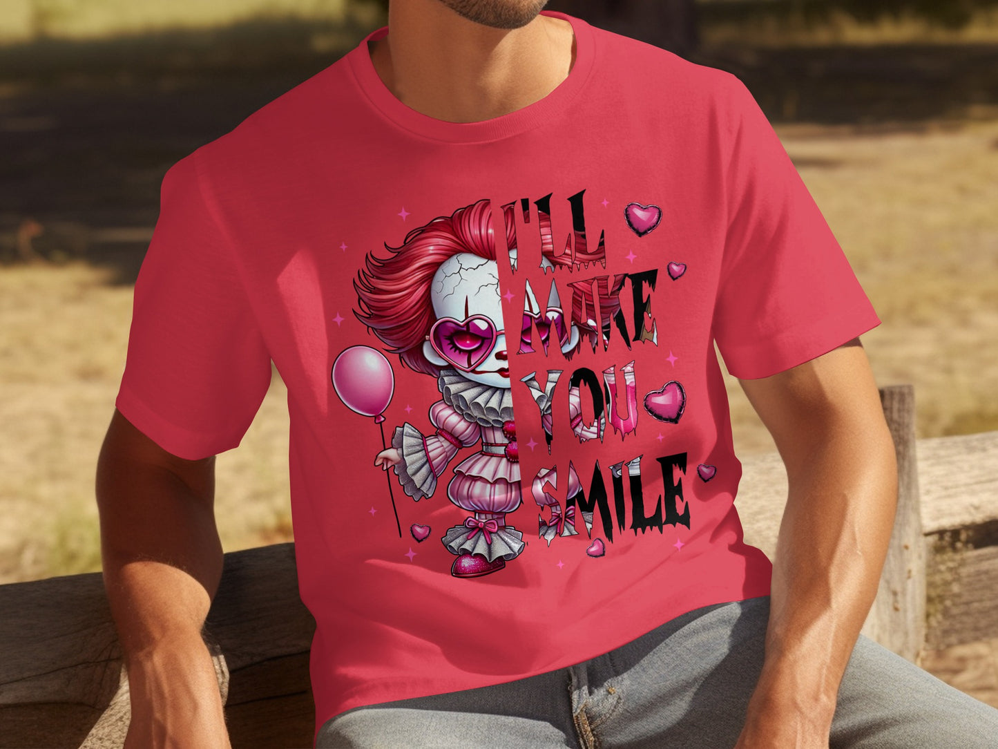 I'll Make You Smile Creepy Cute Graphic T-shirt