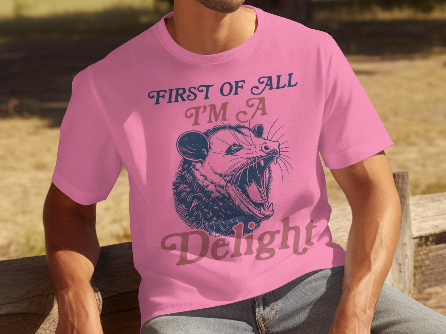 First Of All I'm A Delight Graphic T-Shirt