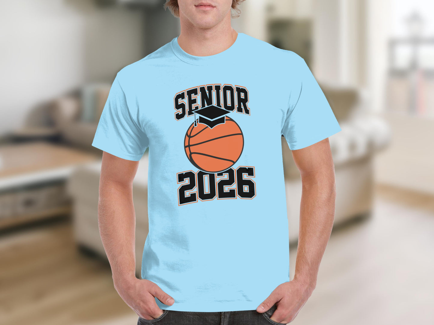 Senior 2026 Basketball Graduation T-shirt