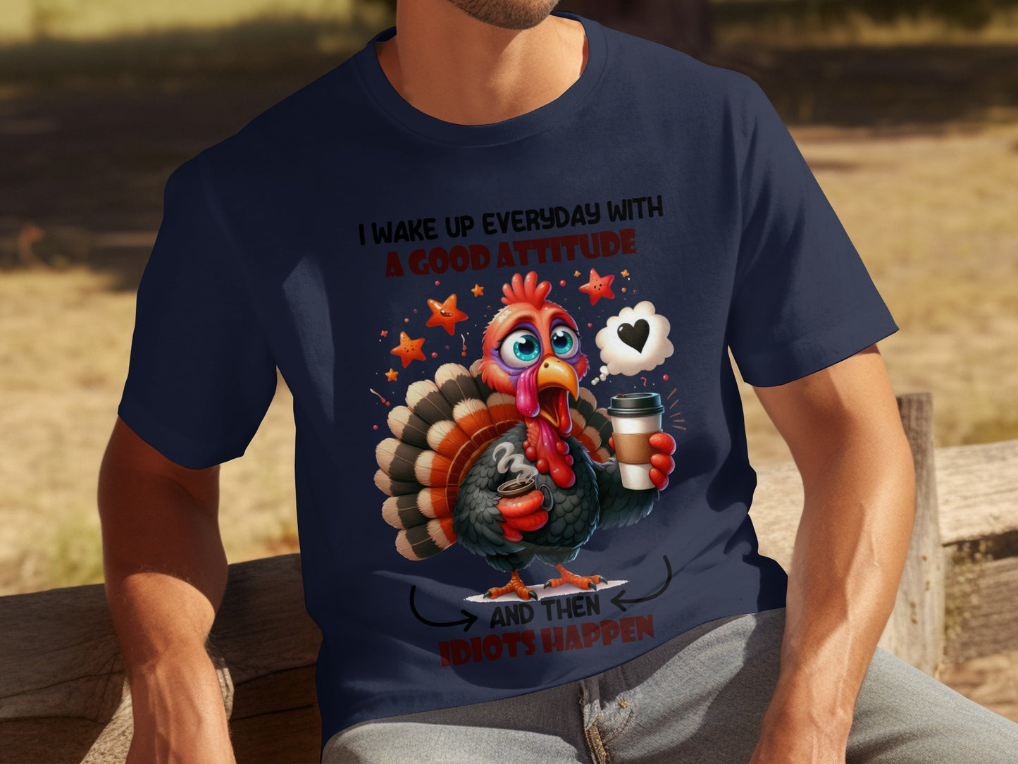 I Wake Up Everyday With A Good Attitude And Then Shirt