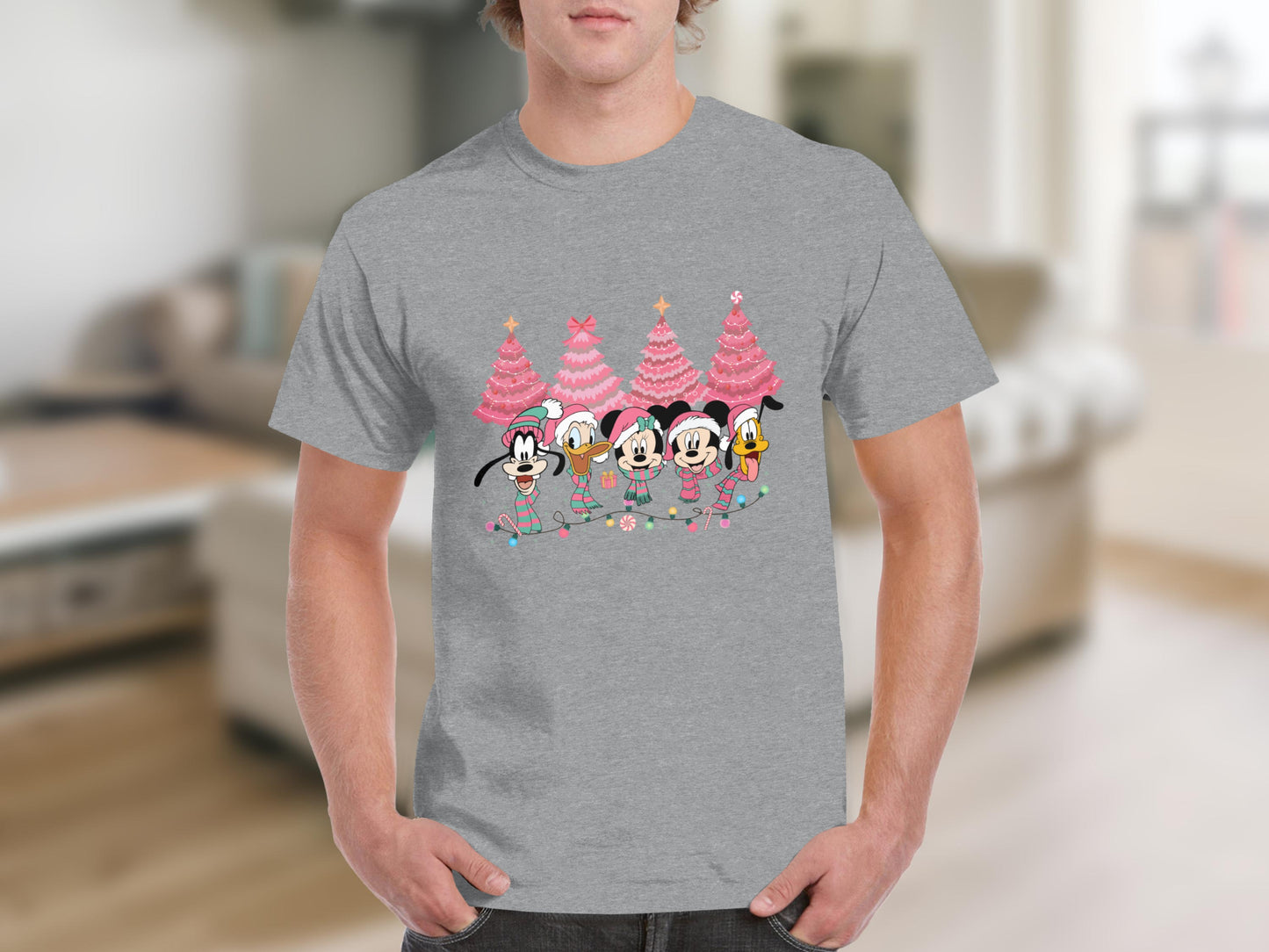 Mickey Donald and Goofy Christmas T-Shirt Holiday Tees