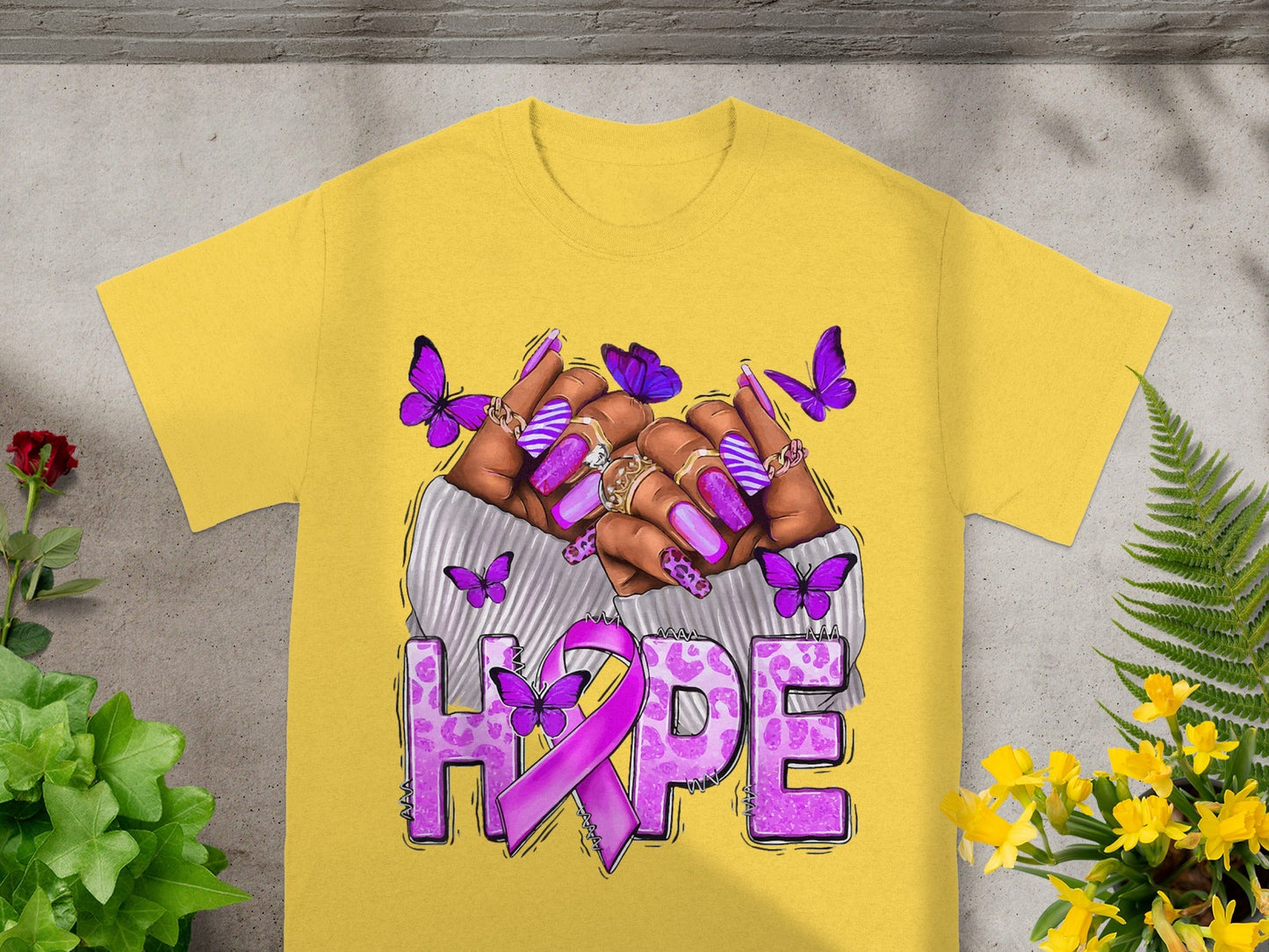Breast Cancer Awareness Hope Ribbon T-shirt
