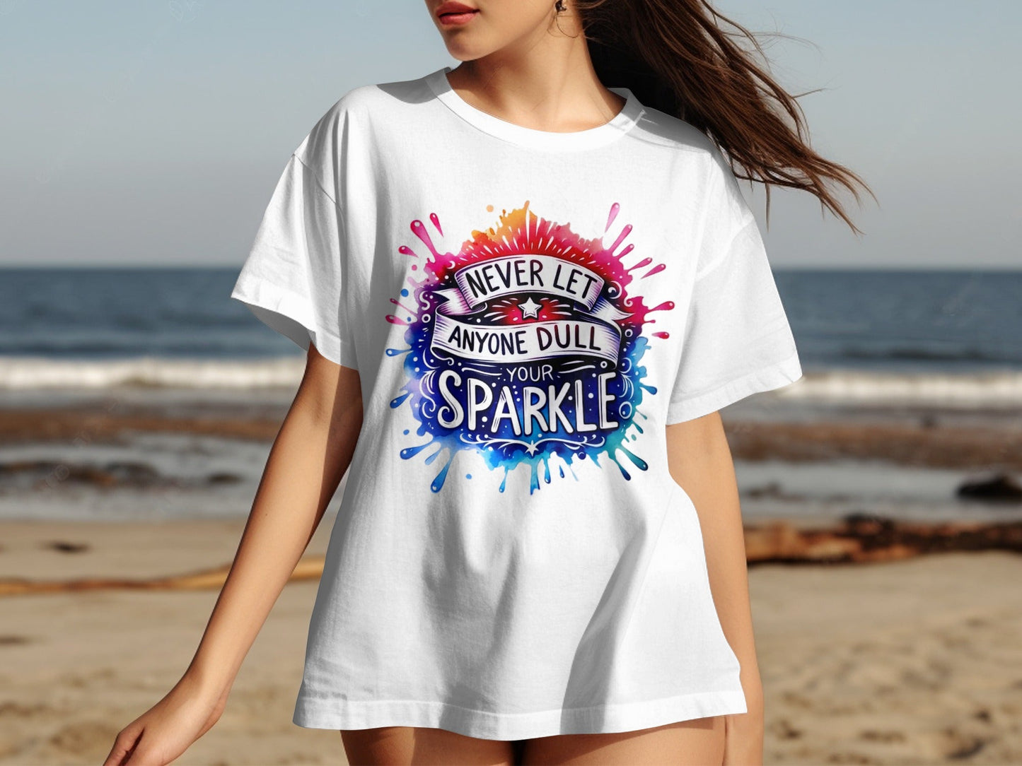 Never Let Anyone Dull Your Sparkle T-Shirt Product