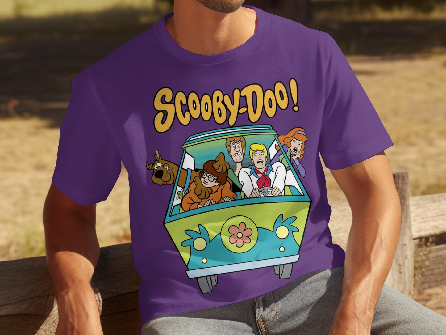 Scooby-Doo and Mystery Machine Animated T-shirt