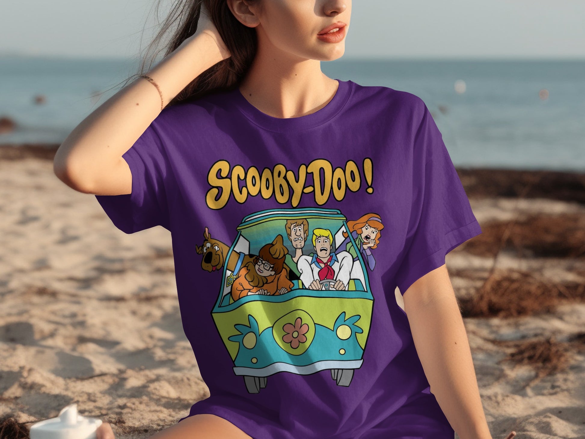 Scooby-Doo Gang in Mystery Machine T-Shirt