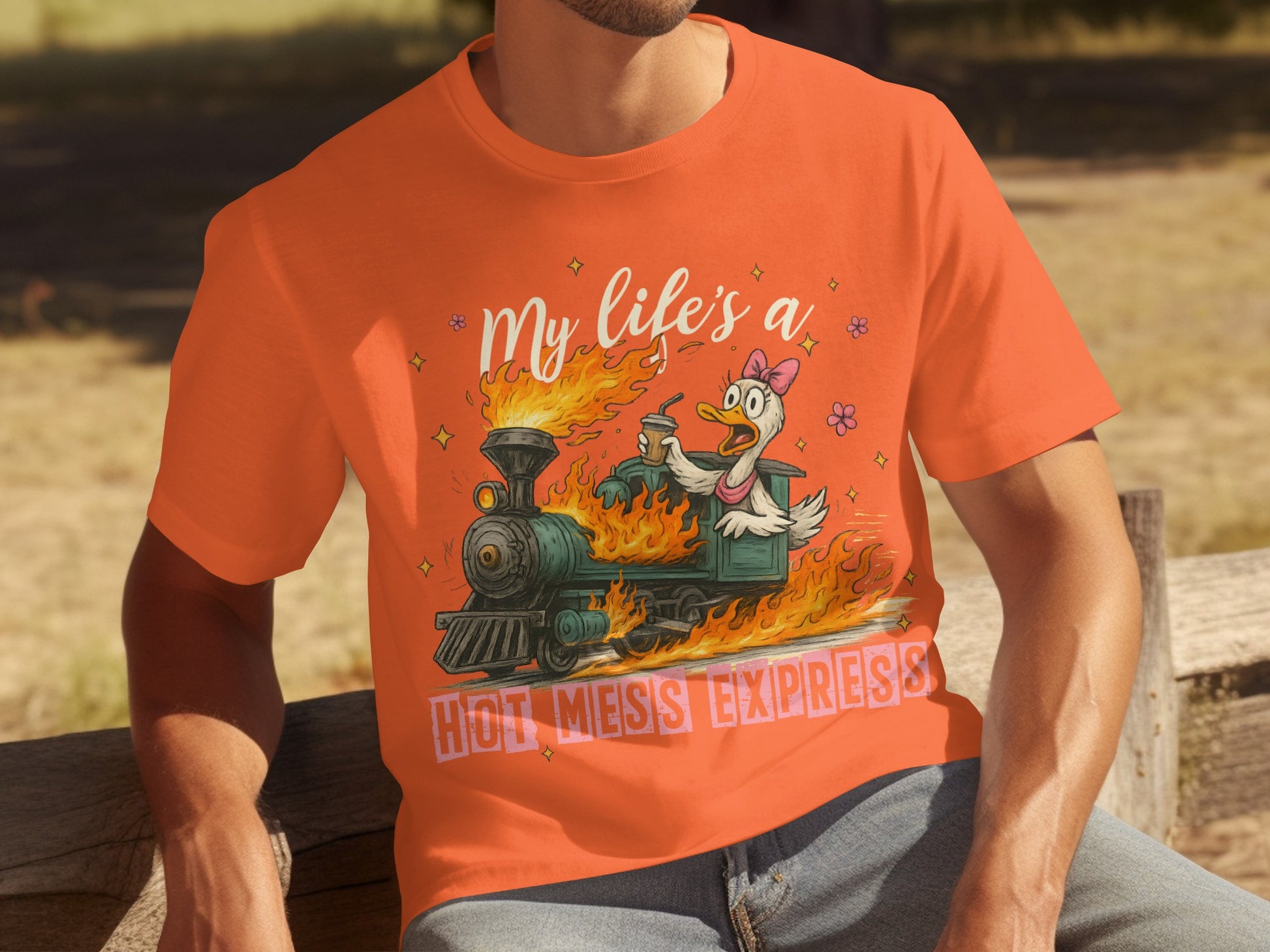 My Life's a Hot Mess Express Funny Graphic T-shirt