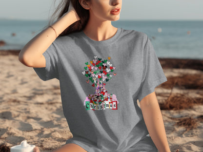 Cute Christmas Characters Graphic Holiday T-Shirt