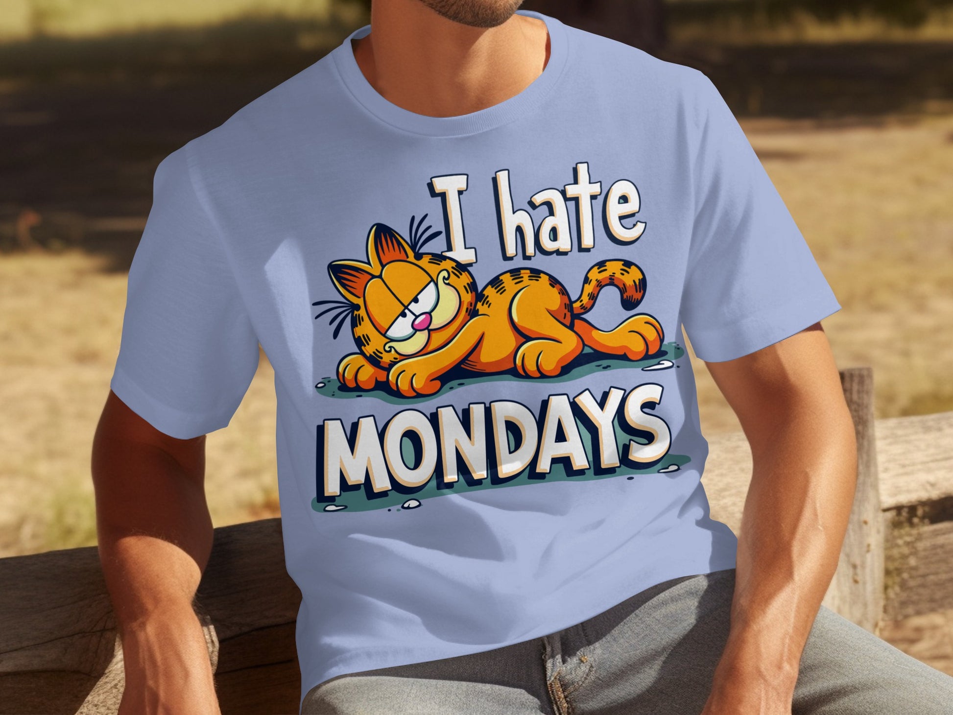 I Hate Mondays Garfield Graphic T-shirt