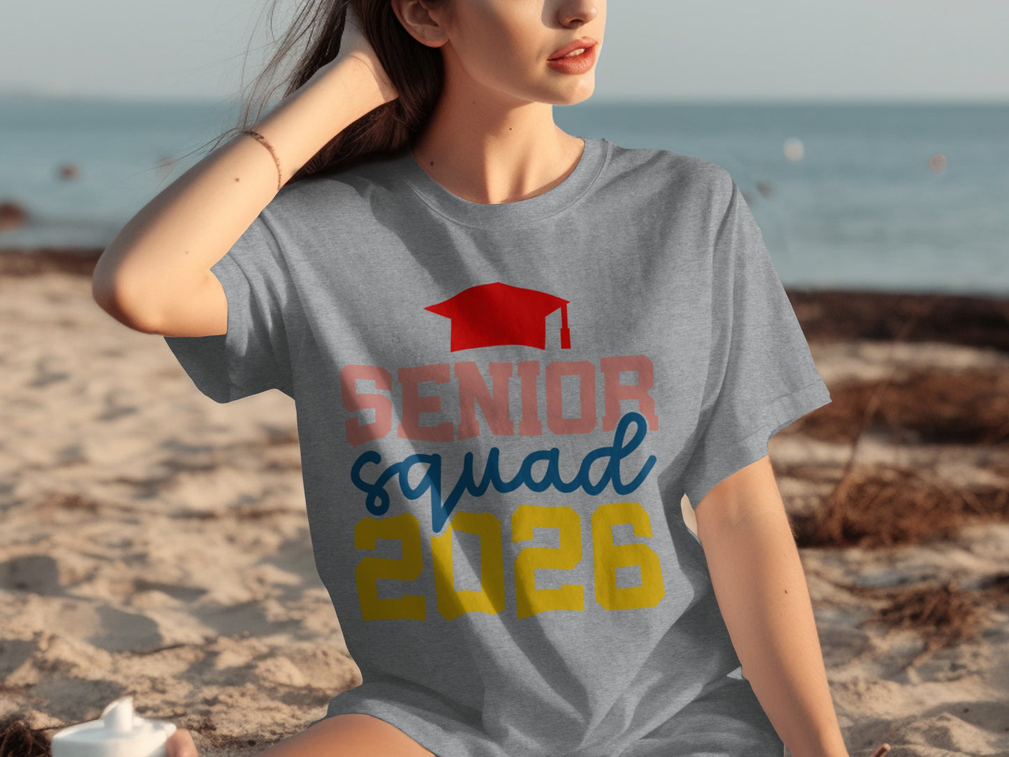 Senior Squad 2026 Graphic Print T-Shirt