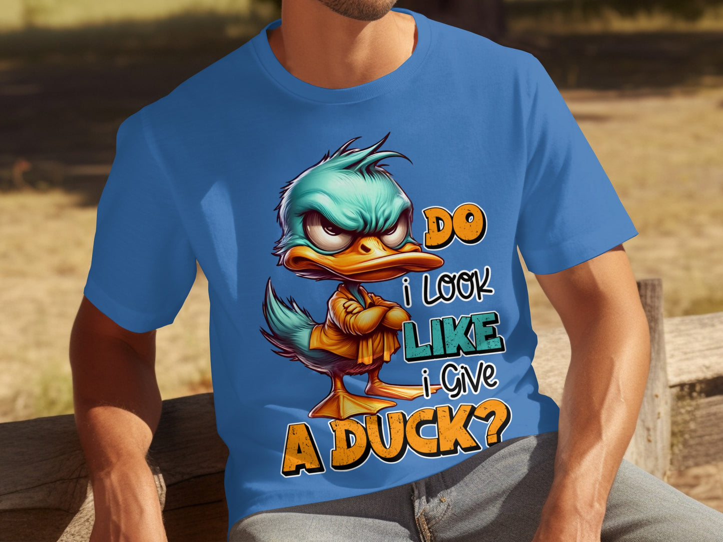 Do I Look Like I Give A Duck Funny Graphic Tee