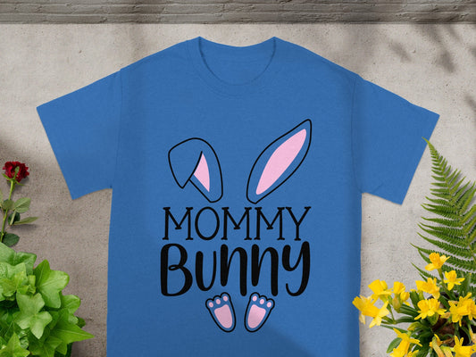 Mommy Bunny Graphic Tee Shirt for Family Matching
