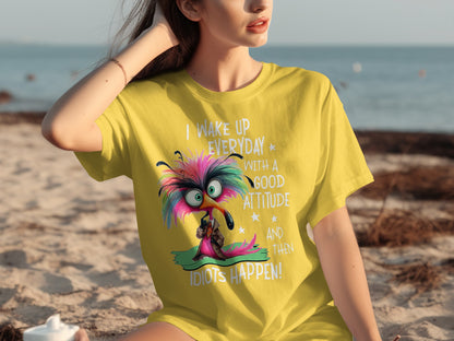 I Wake Up Everyday With Good Attitude Graphic Tee
