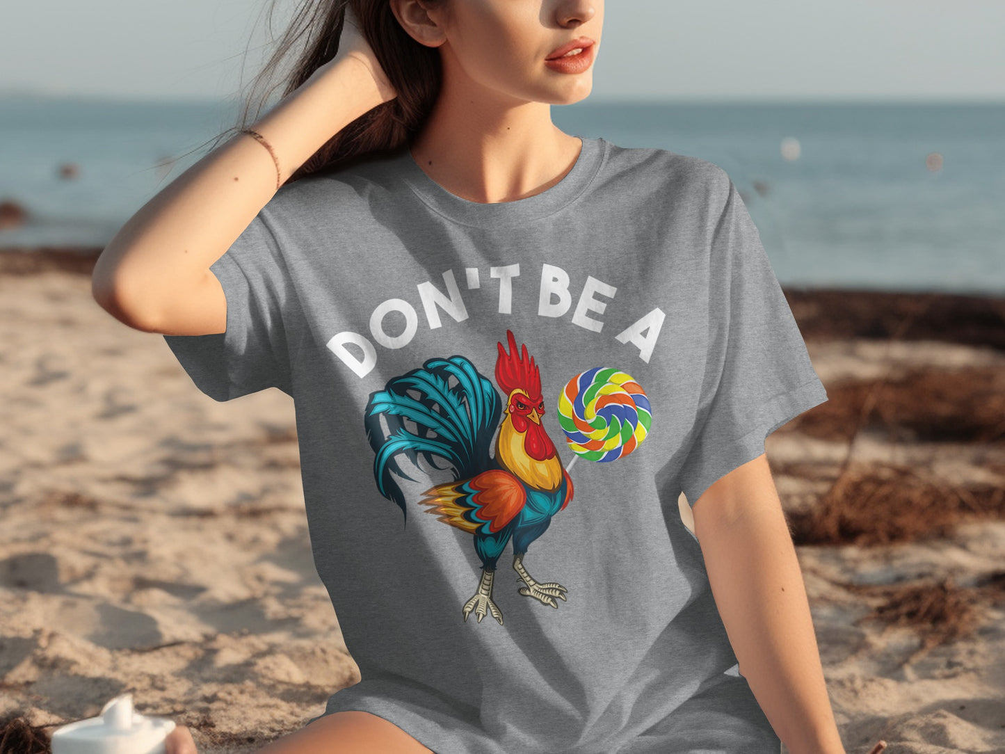 Don't Be A Rooster Lollipop Graphic Shirt