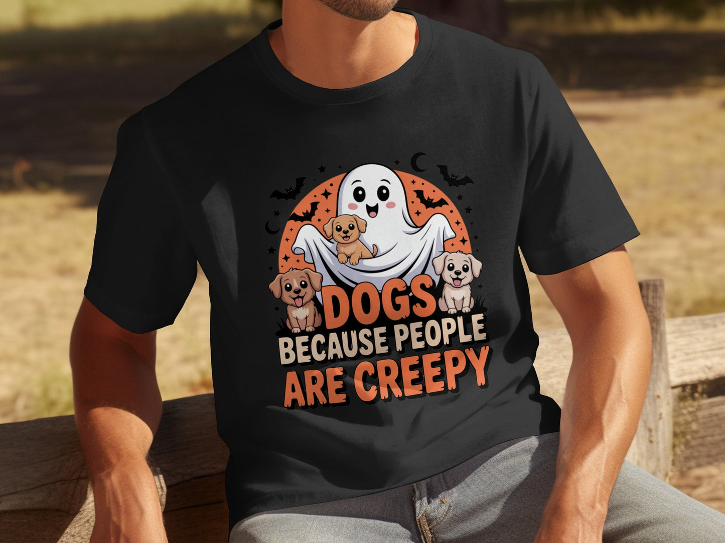 Dogs Because People Are Creepy Halloween T-shirt