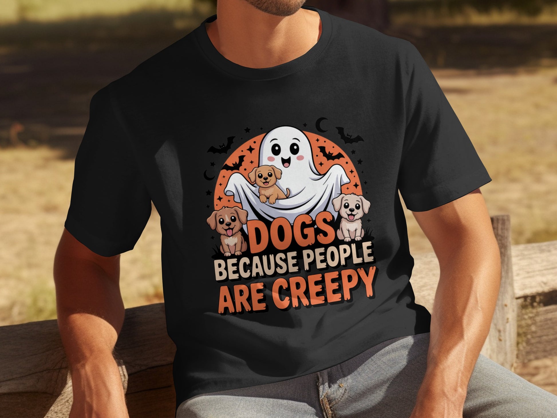 Dogs Because People Are Creepy Halloween T-shirt