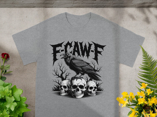 Raven and Skulls Graphic E-CAW-F Shirt