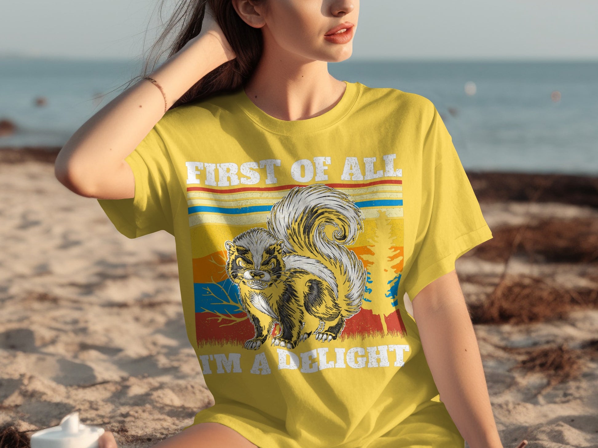 First Of All I'm A Delight Funny Squirrel T-Shirt