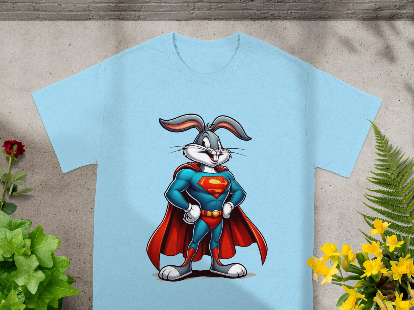 Super Bunny in Blue Cape Graphic Tee product