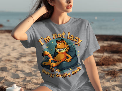 I'm Not Lazy I'm on Energy Saving Mode T-shirt