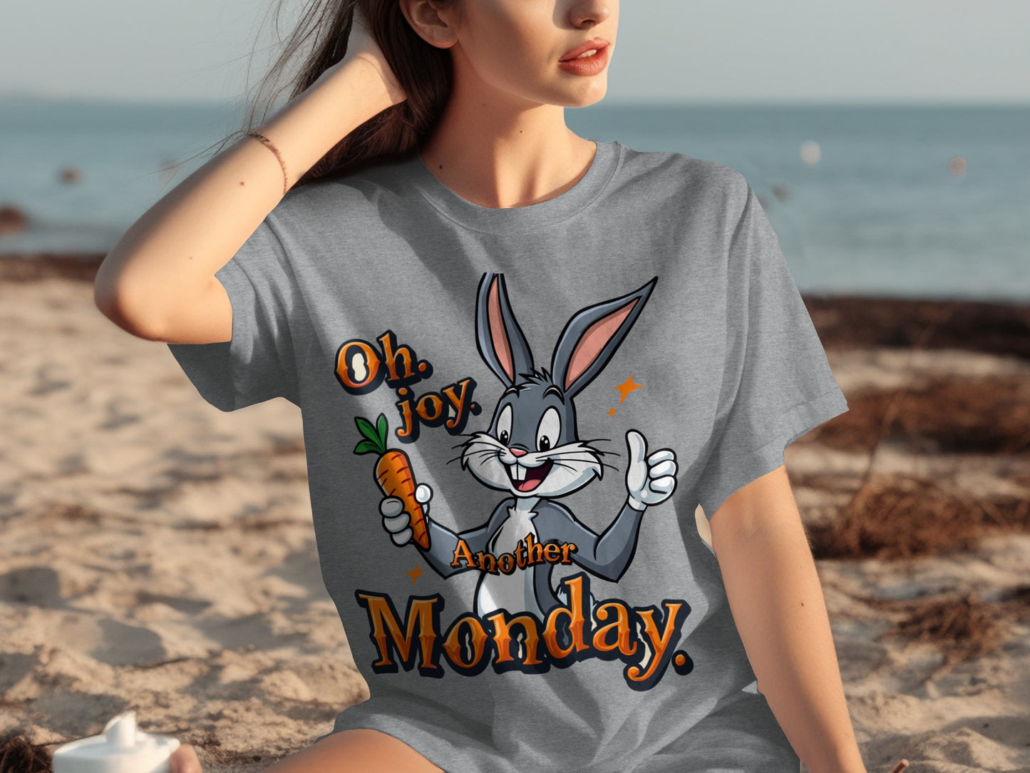 Oh Joy Another Monday Bugs Bunny Graphic T-Shirt