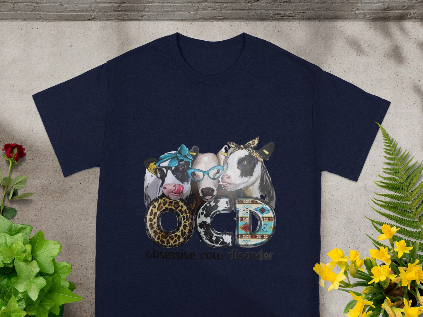 OCD Obsessive Cow Disorder Funny Shirt