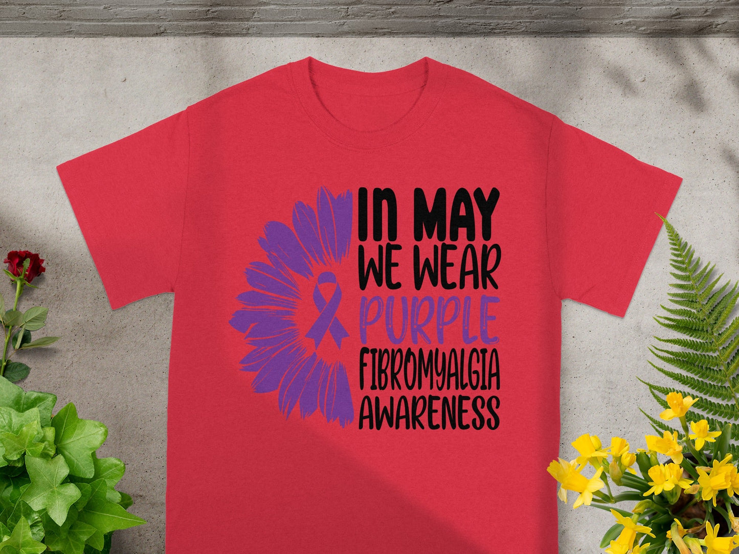 In May We Wear Purple Fibromyalgia Awareness Shirt