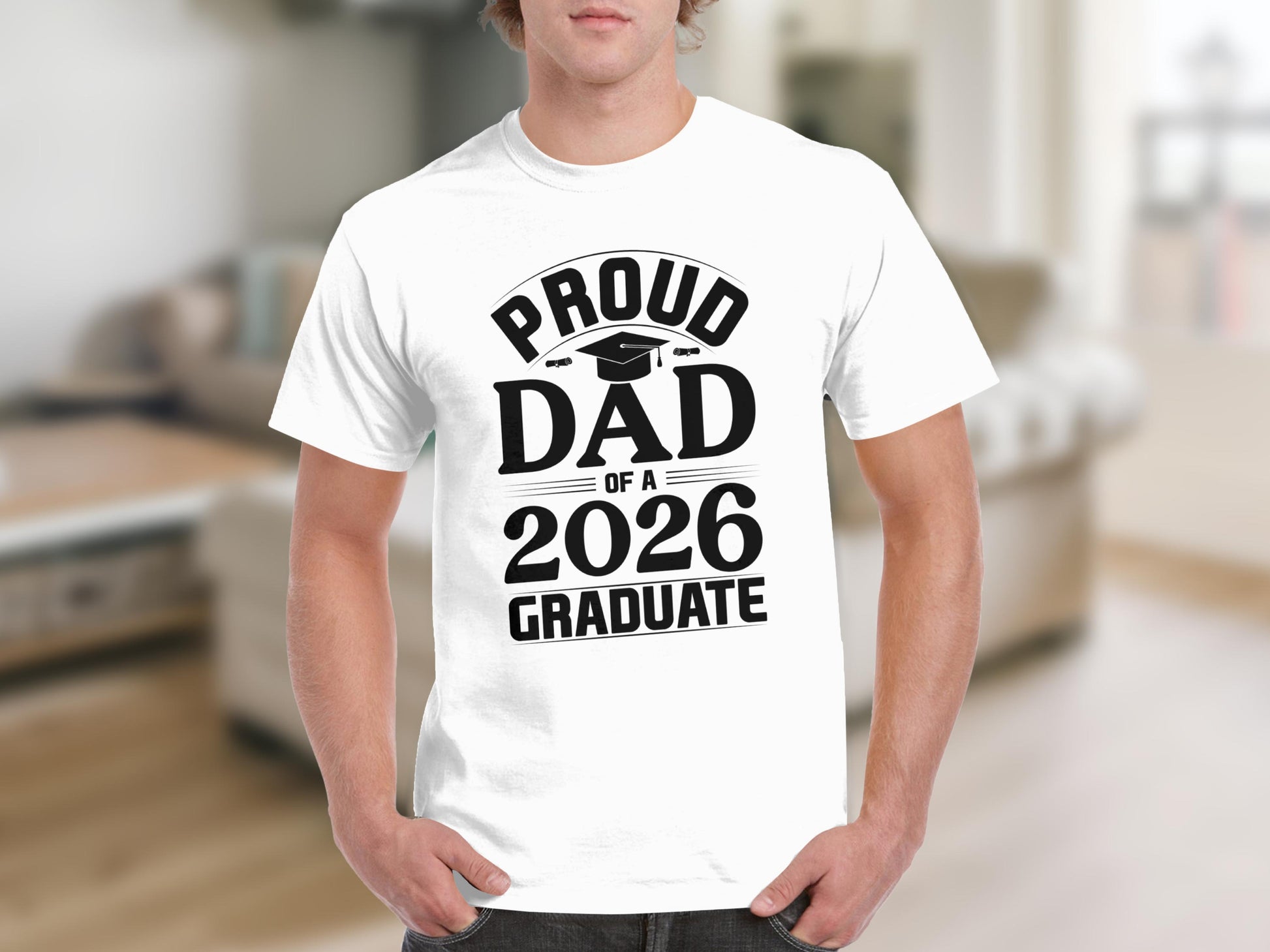 Proud Dad of a 2026 Graduate T-shirt