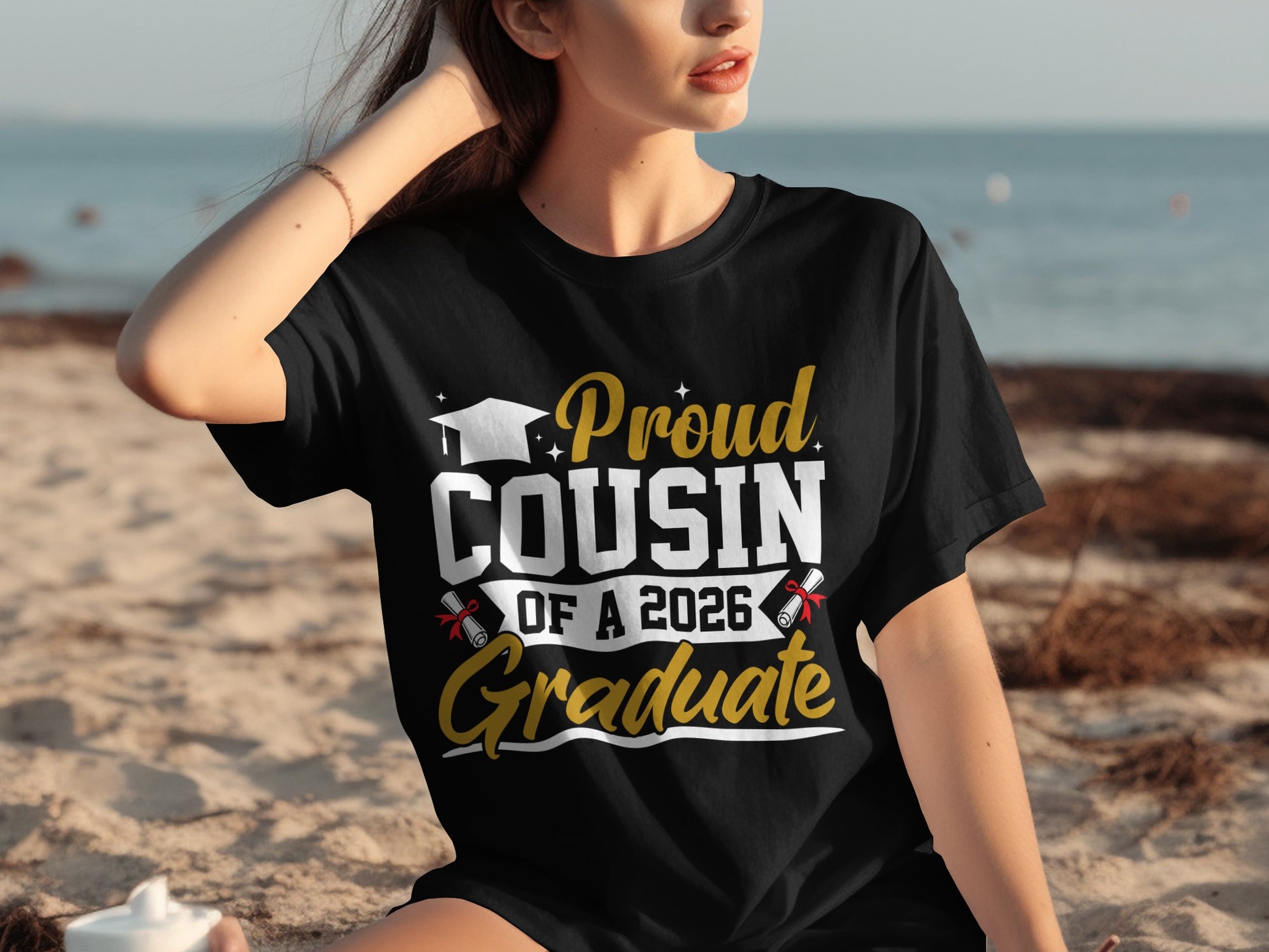 Proud Cousin of a 2026 Graduate T-shirt Gift Idea