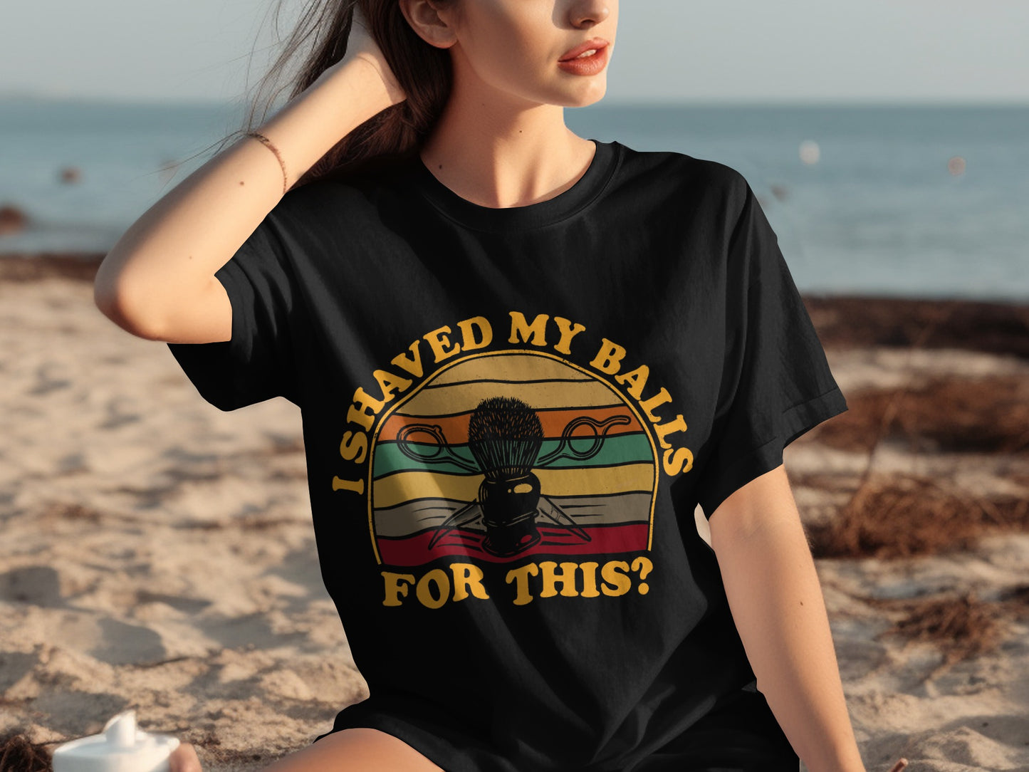 I Shaved My Balls For This Funny Graphic T-Shirt