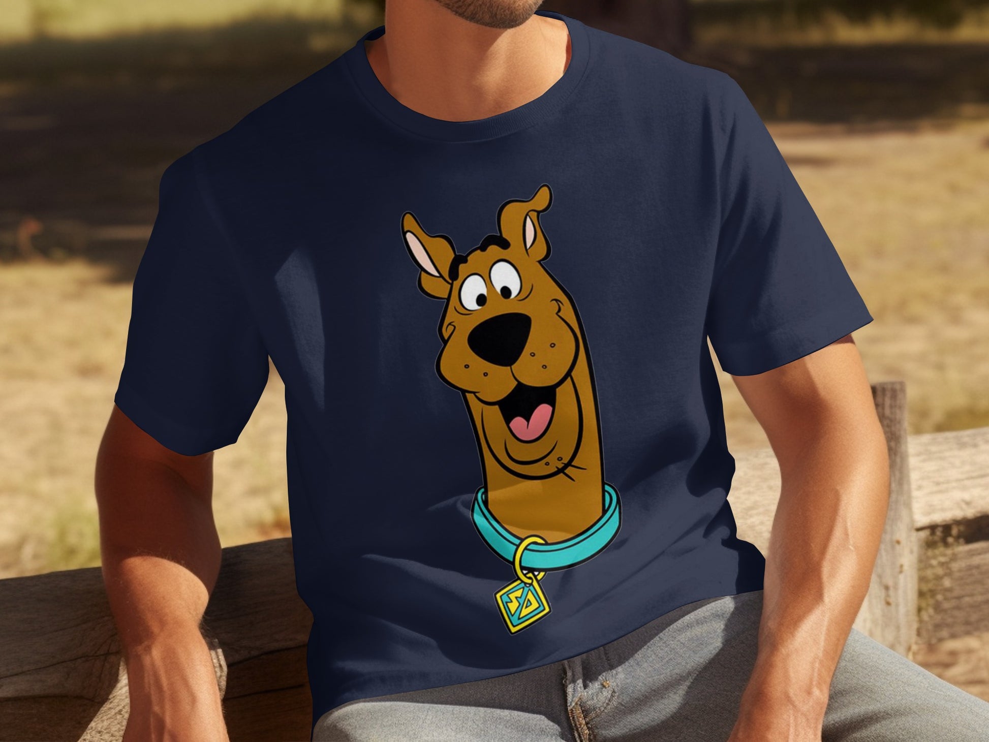 Scooby-Doo Cartoon Character Graphic T-Shirt