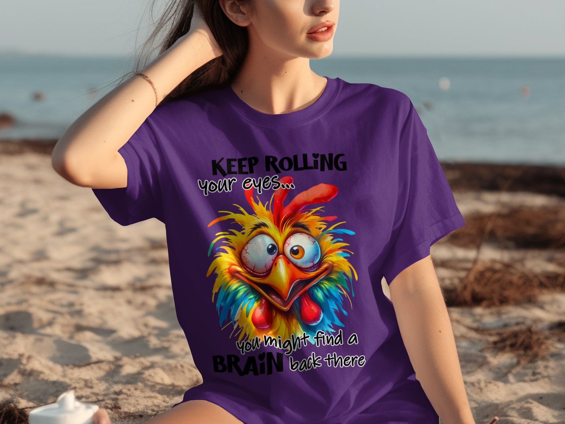 Keep Rolling Your Eyes Brain Back There T-shirt