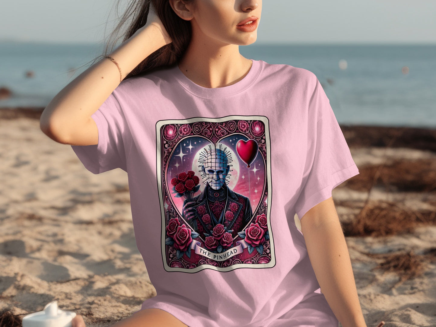 The Pinhead Character Art Design Printed T-Shirt