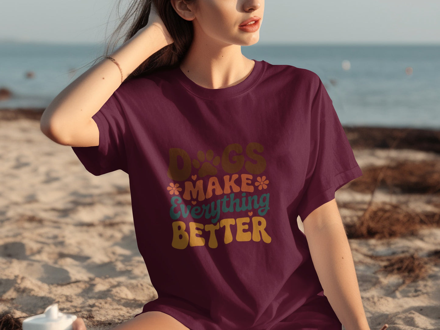 Dogs Make Everything Better Graphic T-shirt