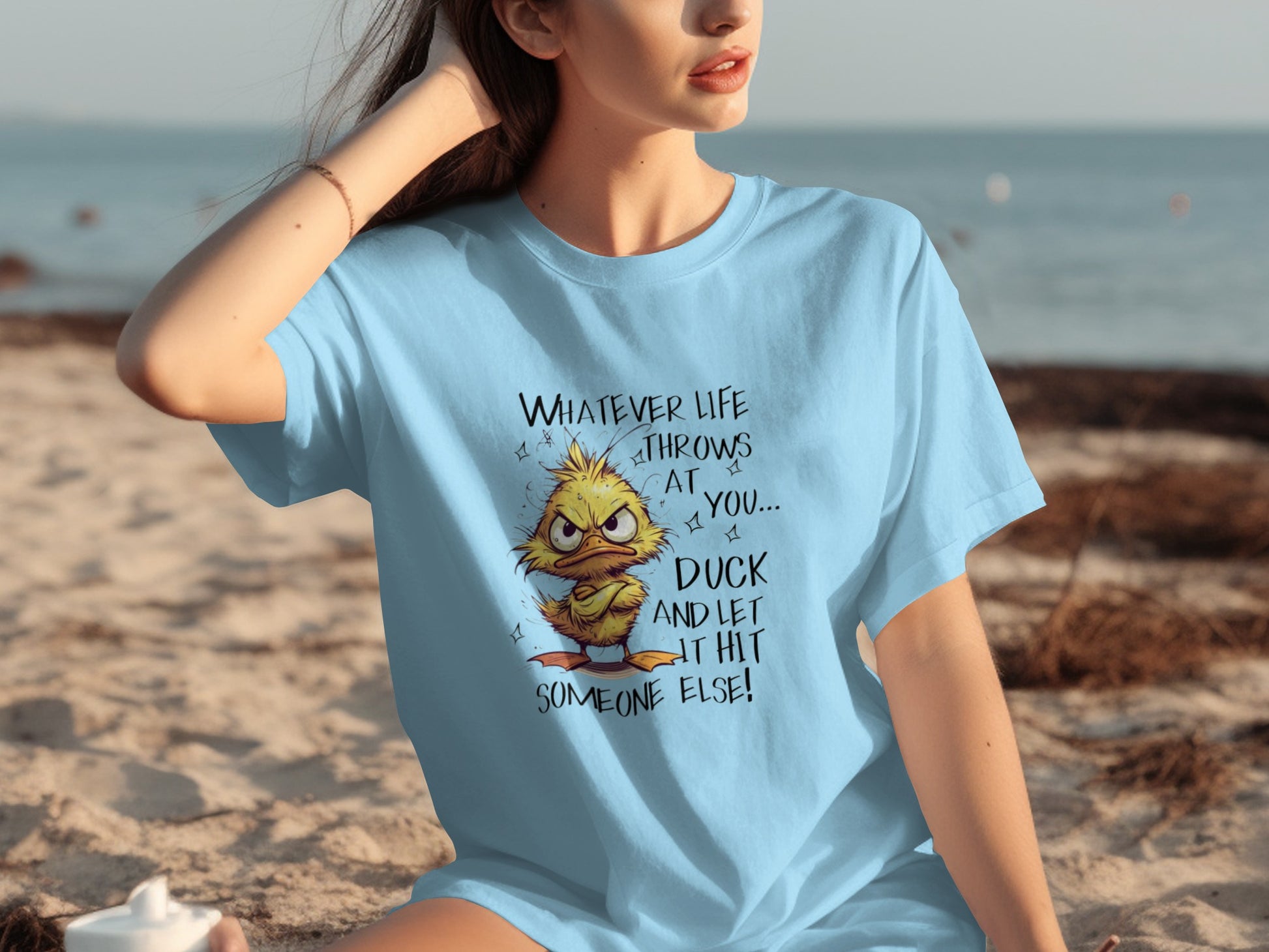 Whatever Life Throws At You Duck and Let It Hit T-Shirt