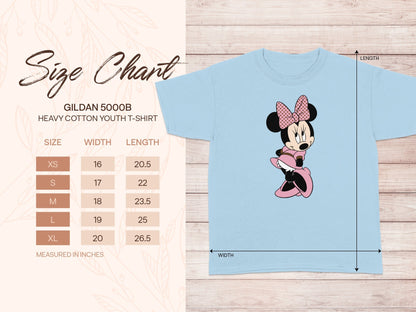 Minnie Mouse GILDAN 5000B T-SHIRT Size Chart product type