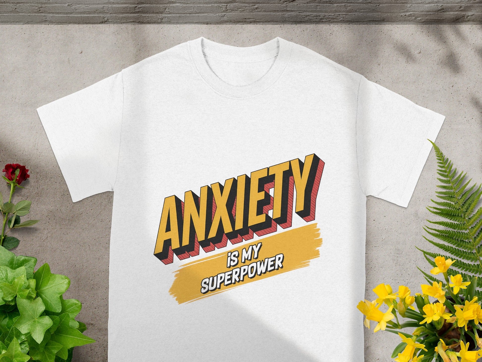 Anxiety Is My Superpower Graphic T-Shirt