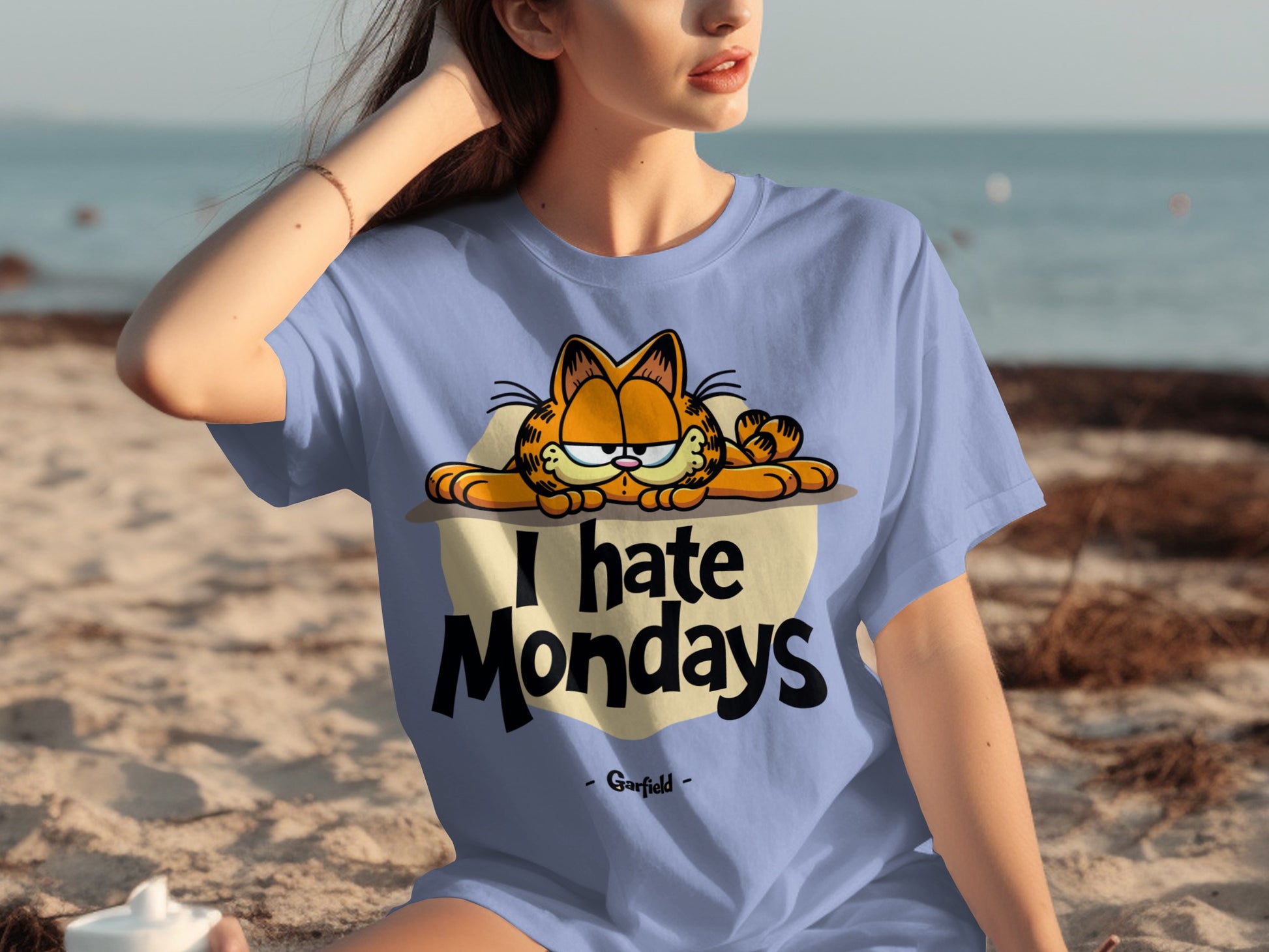 Garfield I Hate Mondays T-shirt for Casual Wear