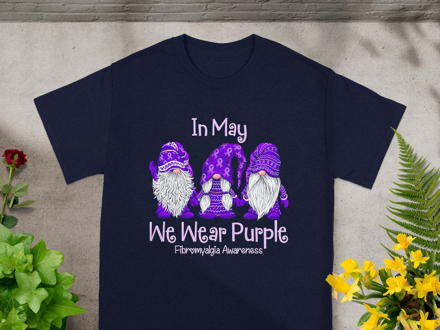 In May We Wear Purple Fibromyalgia Awareness Shirt