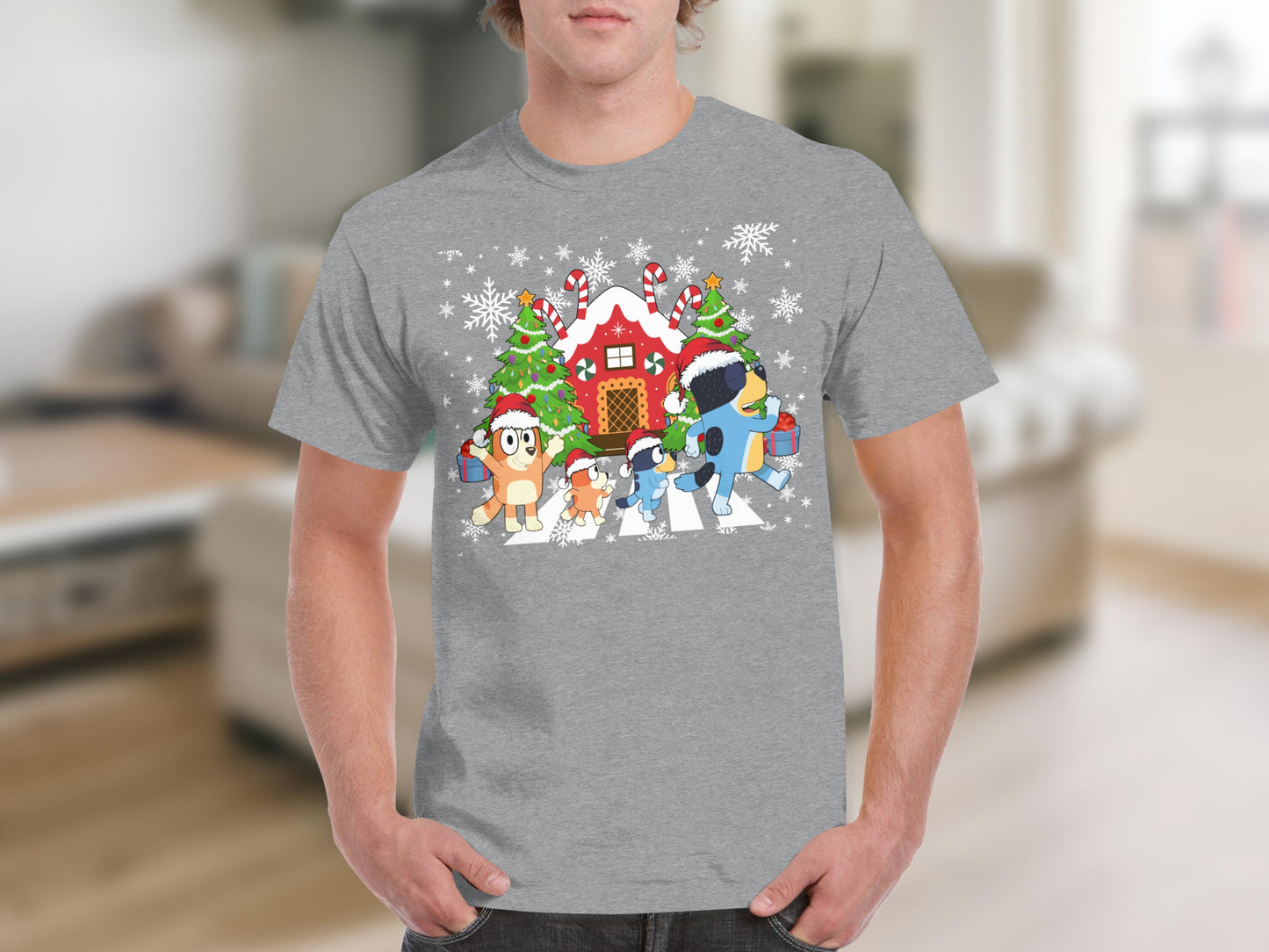 Christmas Cartoon Characters Holiday Themed Shirt