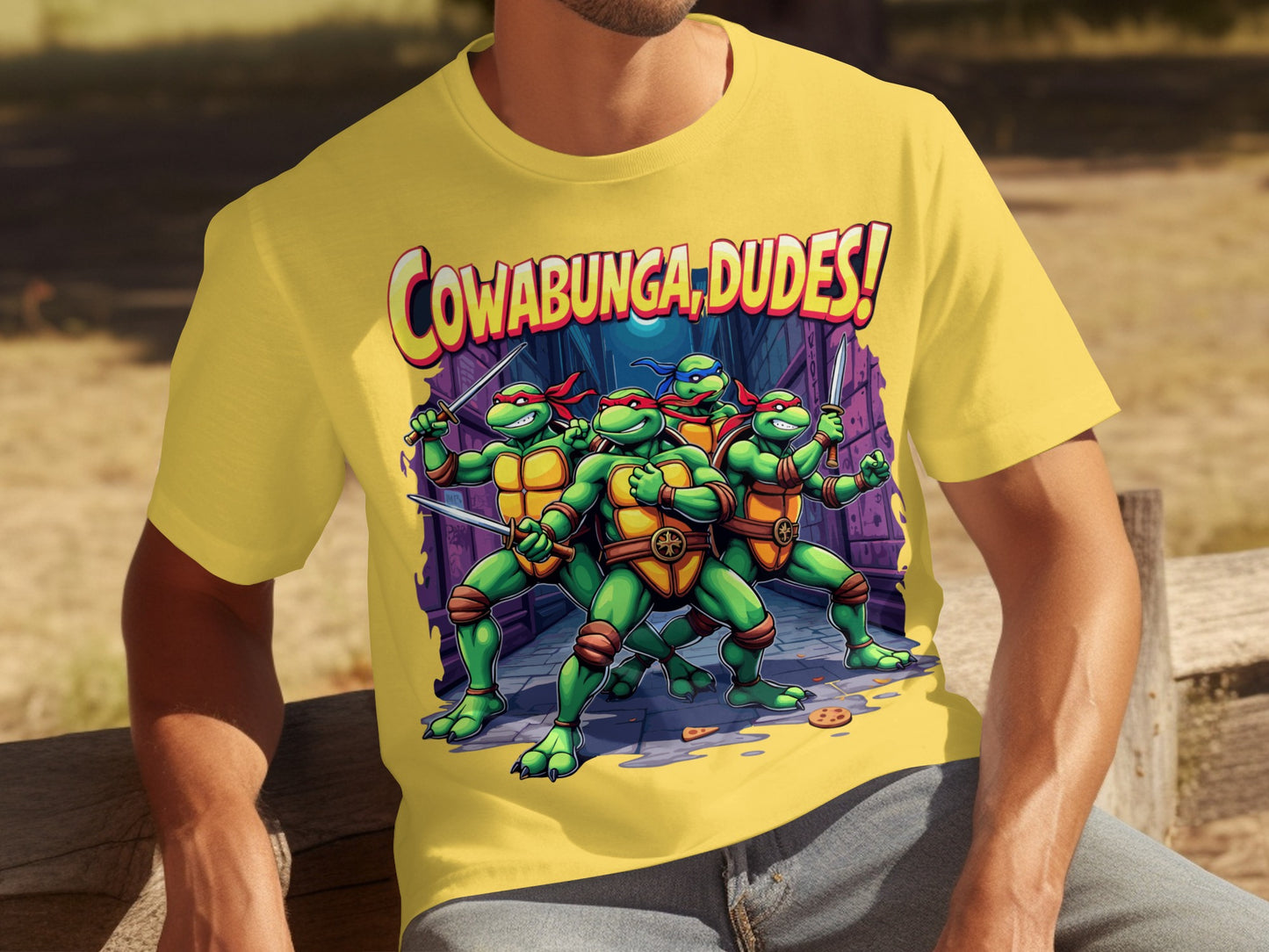 Cowabunga Dudes Ninja Turtles Graphic Tee Product