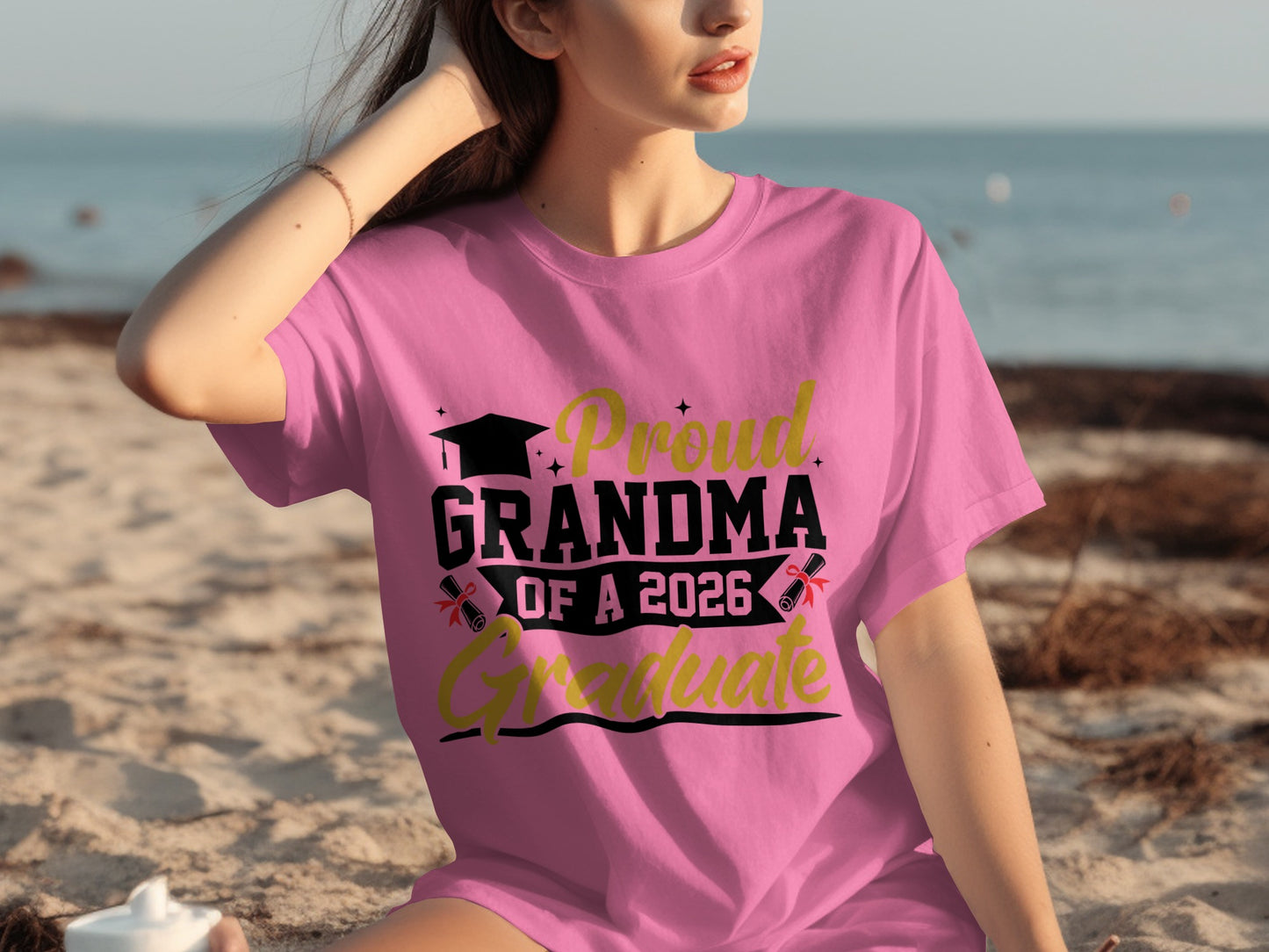 Proud Grandma of a 2026 Graduate T-Shirt