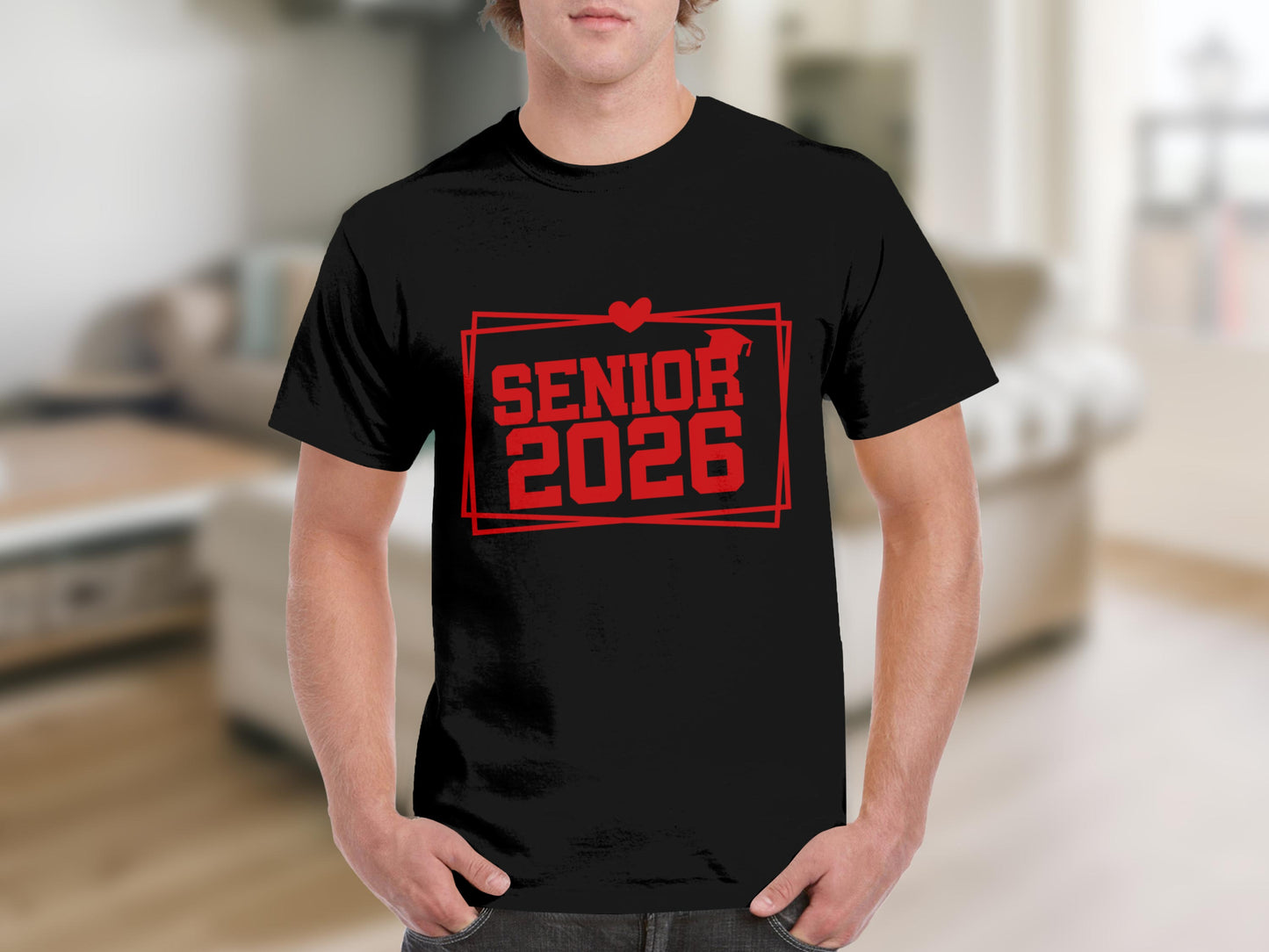 Senior 2026 T-shirt with Fun Design for Graduates