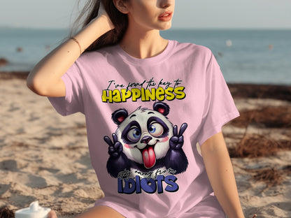I've Found the Key to Happiness Stay Away from Idiots Shirt