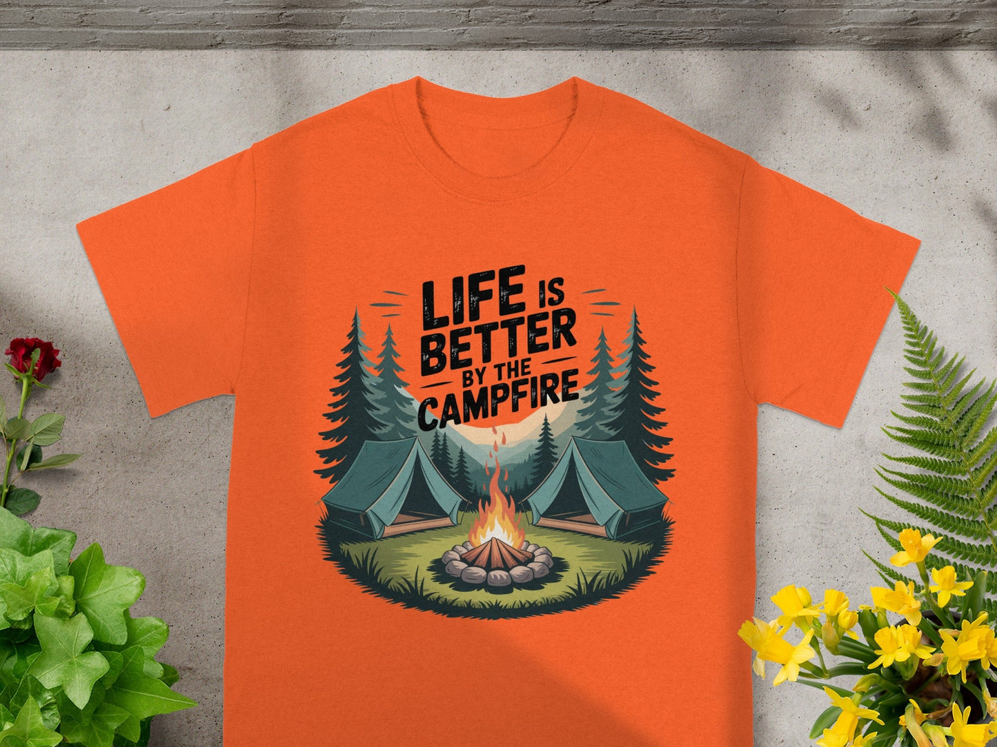Life Is Better By The Campfire Graphic T-shirt