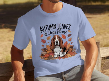 Autumn Leaves and Dogs Please T-Shirt