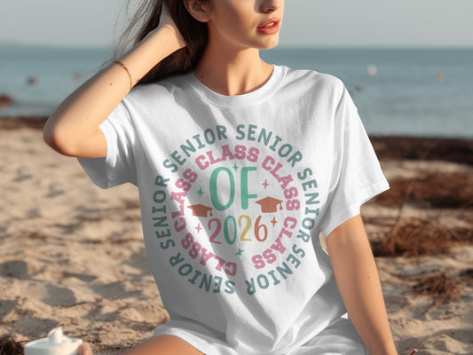 Class of 2026 Senior Graduation T-Shirt Apparel