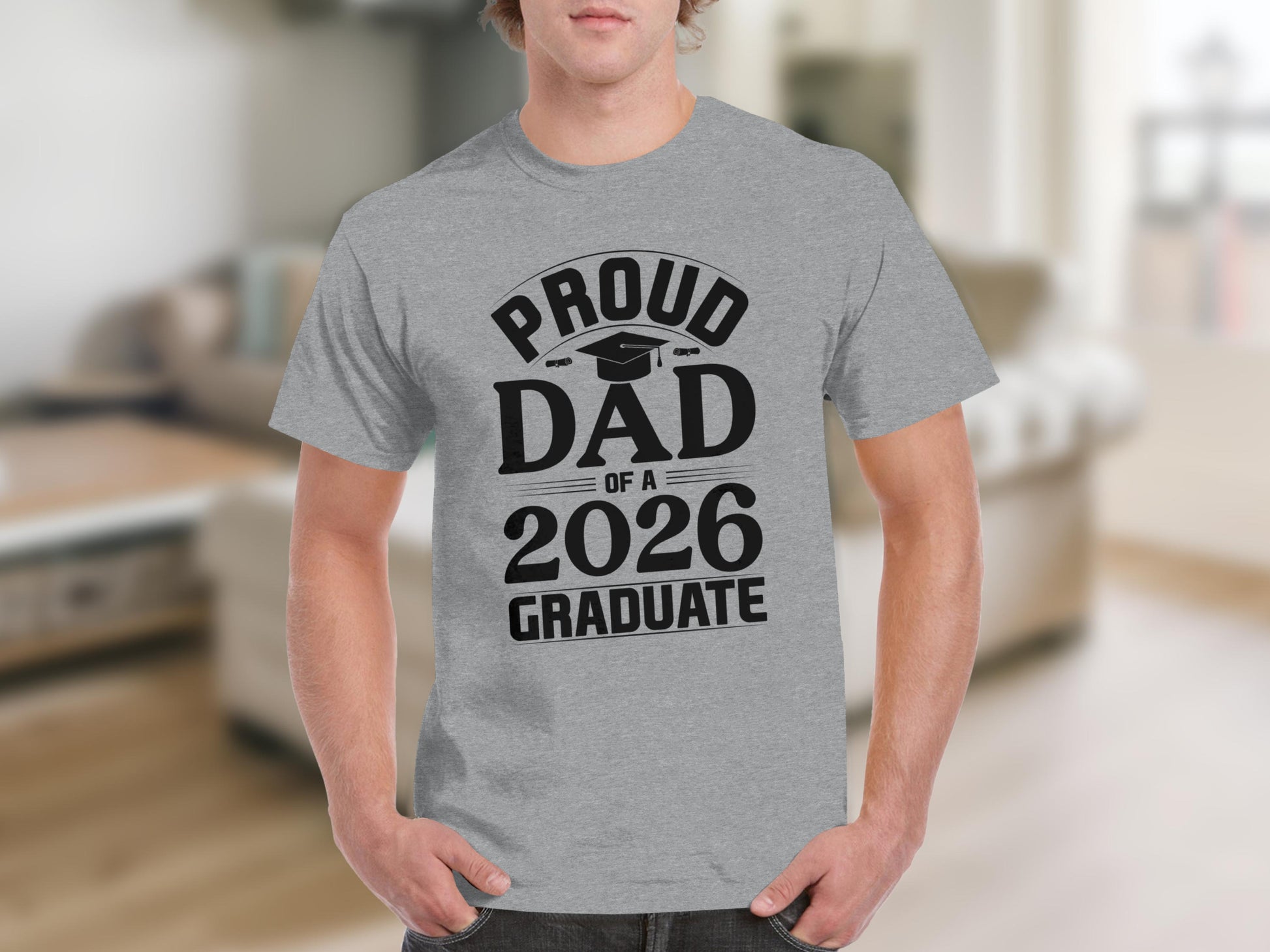 Proud Dad of a 2026 Graduate T-shirt